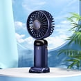 thumbnail image 4 of Ventilador Ventiladores de 5 velocidades 5000mAh Plegable para oficina en casa Camping al aire libre Azul oscuro Azul, 4 of 6