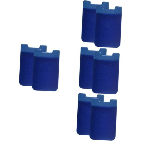 Smartphone 8 pcs Elastic Phone Wallet id Card Wallet Phone Holder Phone Back Holder to Stretch Sticky Bag