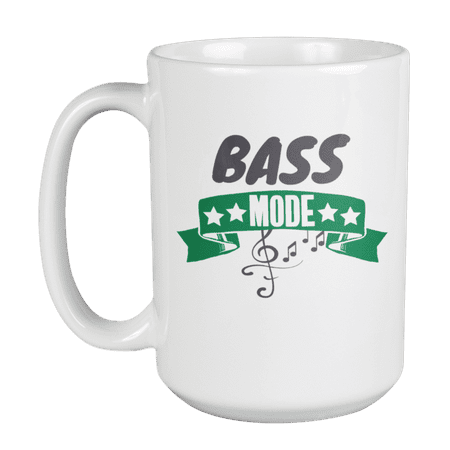 

Bass Mode Treble Clef Music Note & Musical Choir Coffee & Tea Mug (15oz)