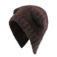 thumbnail image 2 of Dyfzdhu Winter Warm Woolen Hat Cute Bear Versatile Face Small Ear Cap Brown, 2 of 3