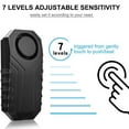 thumbnail image 6 of MesaSe Wireless Vibration Alarm with Remote Control Anti-Theft Alarm Bike/Motorcycle/Vehicle Security Alarm, 110db Loud, Door and Window Alarm, 6 of 6