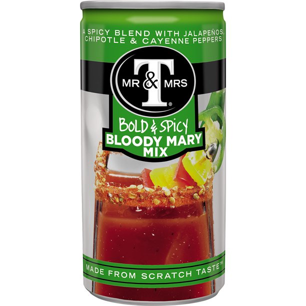 Mr Mrs T Bold Spicy Bloody Mary Mix 5 5 Fl Oz Cans 8 Pack Walmart Com Walmart Com