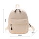thumbnail image 2 of Mochila de Color sólido a la moda mochila de nailon para mujer Mini mochilas de estilo preppy compras de viaje informales, 2 of 5