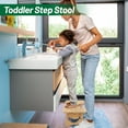 thumbnail image 2 of ZZBIQS Toilet Stool for Adults,Foldable Step Stool for Bathroom,Bamboo,7inch, 2 of 7