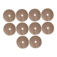 thumbnail image 3 of davian 10Pcs Tree Weeding Barrier Mats Patio Reusable Non Woven Tree Protector Mats Brown 32cm, 3 of 8