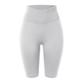 thumbnail image 4 of TGPMGRZ Women's Lifting Leggings High Waisted Biker Shorts Tummy Control Seamless 3D Scrunch Compression Yoga Pants, White Size XXL, 4 of 5