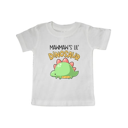 

Inktastic Mawmaw s Lil Dinosaur with Cute Stegosaurus Gift Baby Boy or Baby Girl T-Shirt