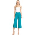 thumbnail image 3 of Made by Johnny Women's Knit Culottes Pants XS JADE, 3 of 6