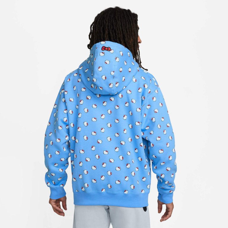 ★関税込★Nike★Nike x Hello Kitty NRG Fleece Hoodie Blue★ Nike x Hello Kitty Hoodie Blue Men's - SS22 - US