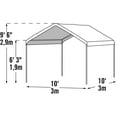 thumbnail image 3 of ShelterLogic MaxAP 10 x 10 x 10 ft White Compact Canopy, 3 of 9