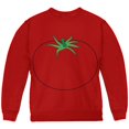 thumbnail image 1 of Halloween Fruit Vegetable Tomato Costume Youth Sweatshirt, 1 of 1