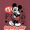 thumbnail image 3 of Disney - Mickey & Friends - Mickey Mouse - It's a Good Day - Women's Lightweight French Terry Long Sleeve Shirt, 3 of 5