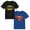 Black / blue, variant on DC Comics Justice League 2 Pack T-Shirts Logo Little Kid