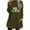 Army Green, variant on ShiShine Women's Pullover Plush Sweatshirt Winter Warm Long Sleeve Print Tops Fall Clothes 2025 Cozy Outerwear