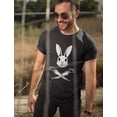 thumbnail image 3 of Tstars Mens Easter Holiday Shirts Pirate Bunny Easter T Shirt Rabbit Skull Crossbones Egg Hunt Tee Happy Easter Party Shirts Humor Funny Easter Gifts for Him Men T Shirt, 3 of 6