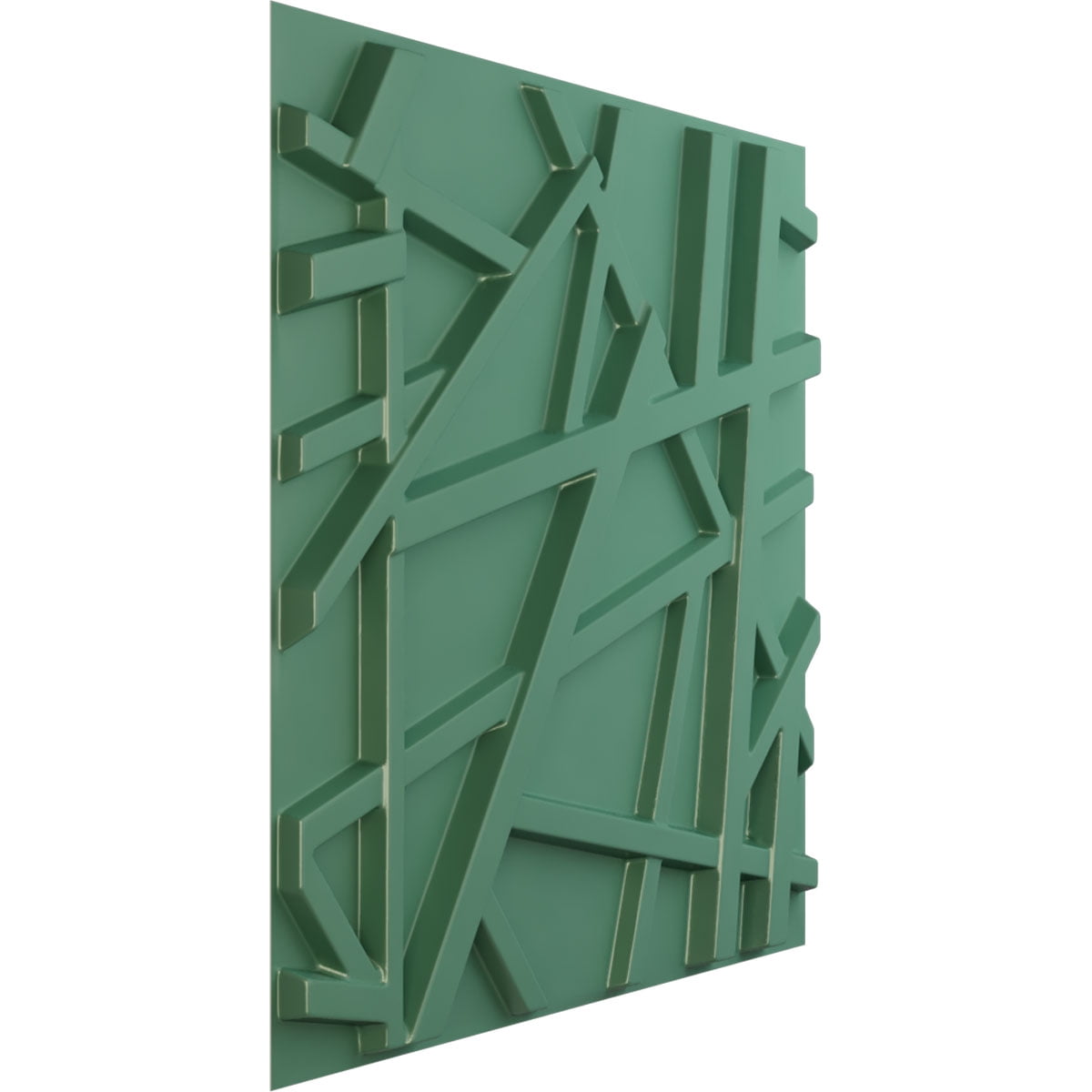 19 5/8"W x 19 5/8"H Evergreen EnduraWall Decorative 3D Wall Panel, Universal Pearl Metallic Sea Mist (Covers 2.67 Sq. Ft.)