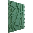 thumbnail image 2 of 19 5/8"W x 19 5/8"H Evergreen EnduraWall Decorative 3D Wall Panel, Universal Pearl Metallic Sea Mist (Covers 2.67 Sq. Ft.), 2 of 6