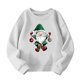 thumbnail image 4 of Blusas y camisas de manga larga con cuello redondo para niños Estampados navideños de manga larga Casual Suelto Forro polar para mayor calidez Sudadera con capucha de manga larga con cuello redondo pa, 4 of 4