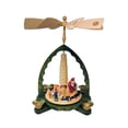 thumbnail image 2 of Alexander Taron 10.5" Richard Glaesser Nativity Christmas Pyramid Candle Holder - White, 2 of 2