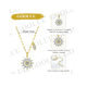 thumbnail image 2 of Collar Xtellar Con Dije Girasol Chapado De Oro 18k Para Mujer, 2 of 4