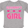 thumbnail image 4 of Inktastic Grammy's Girl Granddaughter Girls Long Sleeve Baby Bodysuit, 4 of 5