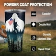 thumbnail image 2 of Bigfoot Gifts - Bigfoot Tumbler, Sasquatch Gifts, Big Foot Sasquatch Gifts, Big foot Gifts for Men Women, Gifts for Bigfoot Lovers, 30oz Tumbler with Lid, 2 of 6