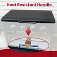 thumbnail image 3 of Kojem 36" Griddle Cover with Handle for Outdoor BBQ Barbecue,  Waterproof Powder Coated Aluminum, for Blackstone Members Camp Chef Grill, 3 of 13