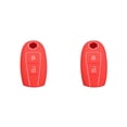 thumbnail image 3 of Sidaley Mando a distancia de silicona para coche, reemplazo de 3 botones, Flexible, desmontable, antideslizante, protector de caja de Control Rojo 2piezas, 3 of 6