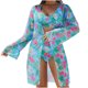 thumbnail image 1 of Trajes de Baño de Bikini de Mujer con Correas Impresas V Sexy Split Set de Tres Piezas, Diseño de Corte Alto para la Piscina de Playa Y las Vacaciones de Verano, 1 of 9