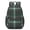 Green and Purple, variant on Gray and Black Checkered Pattern 17" School Backpacks for Teens,Waterproof Oxford Fabric,S-Shape Padded Straps for School,Travel,Hiking,Camping
