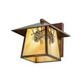 thumbnail image 3 of Meyda 152568 12 in. Stillwater Winter Pine Solid Mount Wall Sconce, Bai Vintage Copper, 3 of 6