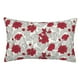 thumbnail image 1 of Balery Leaves And Anemone Flowers In Red Grey Funda de Cojín Estampada, Regalos para Mujeres, Regalos de Amor para Ella, Regalos para Novia o Esposa, Funda de Almohada-16"x24", 1 of 6