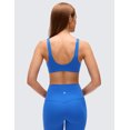 thumbnail image 2 of CRZ YOGA Butterluxe Twist Deep V Neck Sports Bra For Women, 2 of 6