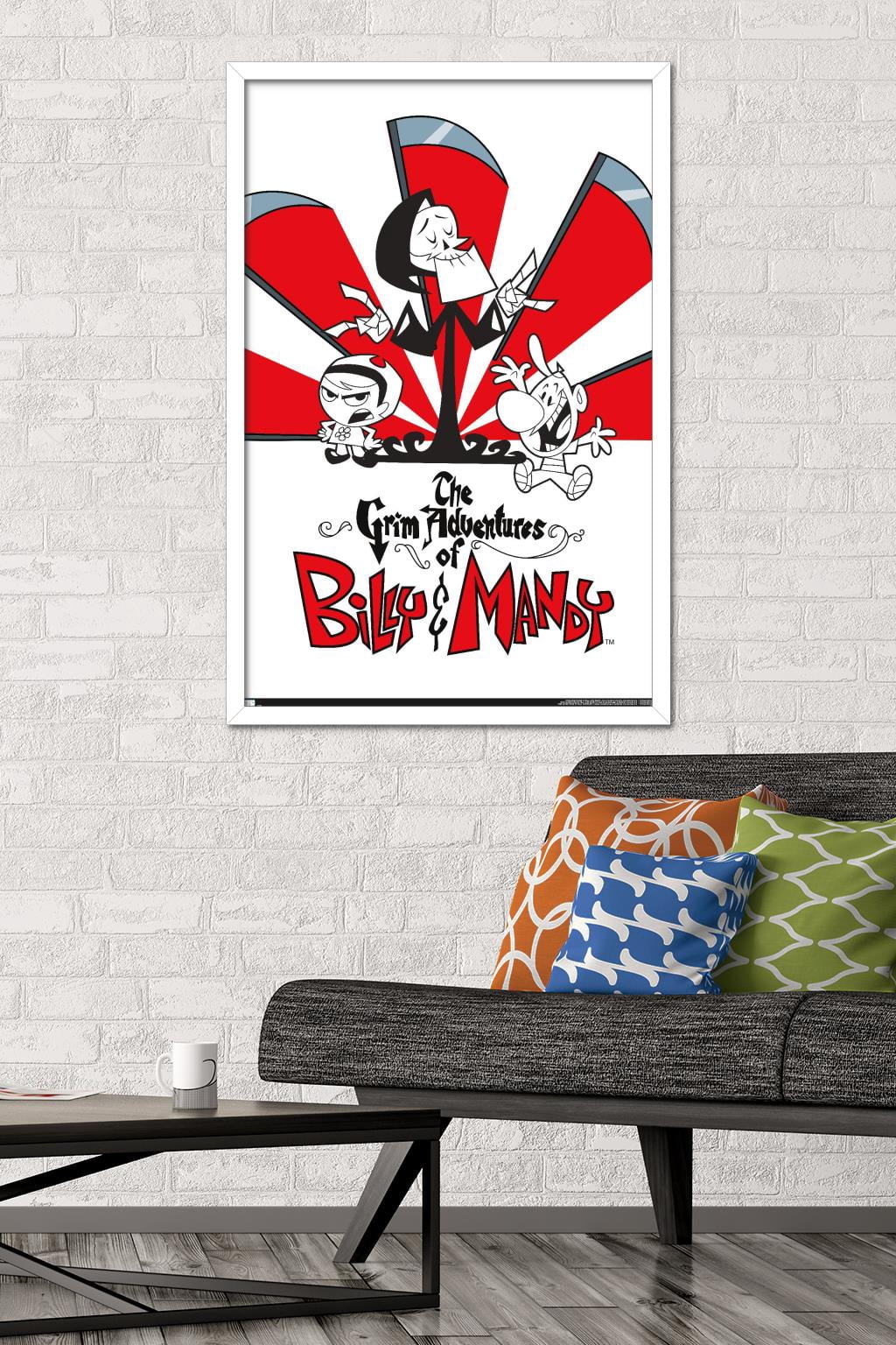 Grim Adventures of Billy and Mandy - Group Wall Poster, 22.375" x 34", Framed