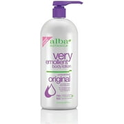 Alba Botanica Very Emollient Unscented Body Lotion 32 oz (Pack of 2)