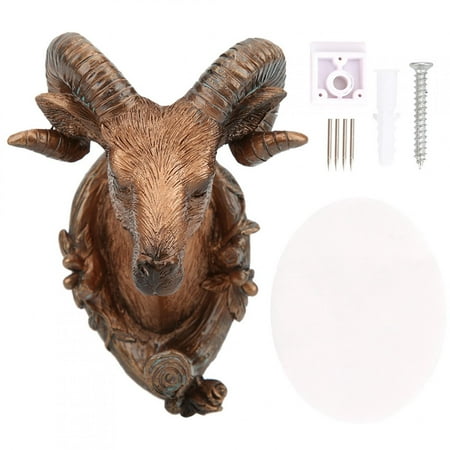 

Coat Hook Wall Hook Strong & Stable For Garage Garden Kitchen Laundry Office School Hotel Restaurant Hospital Supermarkets Goat-Shape
