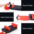 thumbnail image 4 of HUGFEGWE Car Steering Wheel Phone Mount, Red, Portable Electronic Device Mount, Compatible with iPhone and Samsung U2537-6039, 4 of 7