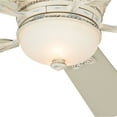 thumbnail image 3 of Casa Vieja 52" Ancestry Vintage Indoor Ceiling Fan 5 Blade LED Light Remote Control French White Finish Bedroom Living Room Hugger, 3 of 8