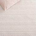 thumbnail image 6 of SAFAVIEH Martha Stewart Clover Striped Cotton Area Rug, Pink/Ivory, 9' x 12', 6 of 11