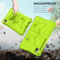 thumbnail image 3 of Tablet PC Bags Cases Sleeves Compatible with Samsung Galaxy Tab A7 Lite 8.7 Inch Case 2021 (SM-T220/T225/T227),Light Weight EVA Rugged Shockproof Protective Cover with Shoulder Strap Stand Cover Case, 3 of 7
