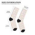 thumbnail image 3 of Rocae Beautiful Rabbit for Adult Socks Casual Athletic Stretchy Loose Socks for Women Men Non-Slip Middle Tube Socks, 3 of 7
