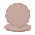 thumbnail image 1 of Juego de 4 posavasos redondos de silicona Uxcell, manteles individuales de 4", manteles para mesa de comedor resistentes al calor, impermeables y a prueba de aceite para la cocina, rosa (flor), 1 of 6