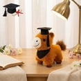 thumbnail image 5 of Graduation Horse Stuffed Animal, Cute Pony Stuffed Plush Toy, Soft Plushie Pillow, Ideal Birthday Christmas Valentine's Day Presents for Kids Boys Girls, 5 of 5