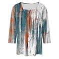 thumbnail image 5 of Bovemsi Camisole Tops for Women Vintage Solid Color T Shirt With Square Neck Ladies Casual Pleated Loose And Flowing Sleeve Top Basic Tanks, 5 of 6
