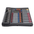 thumbnail image 1 of 6 Channel Stereo Mixer, 100-240V Plug and Play 6 Channel Sound Mixer Professional  for Recording for Studio US Plug, 1 of 7