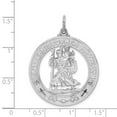 thumbnail image 3 of FJC Finejewelers Sterling Silver Saint Christopher Medal Pendant Necklace - Chain Included, 3 of 4