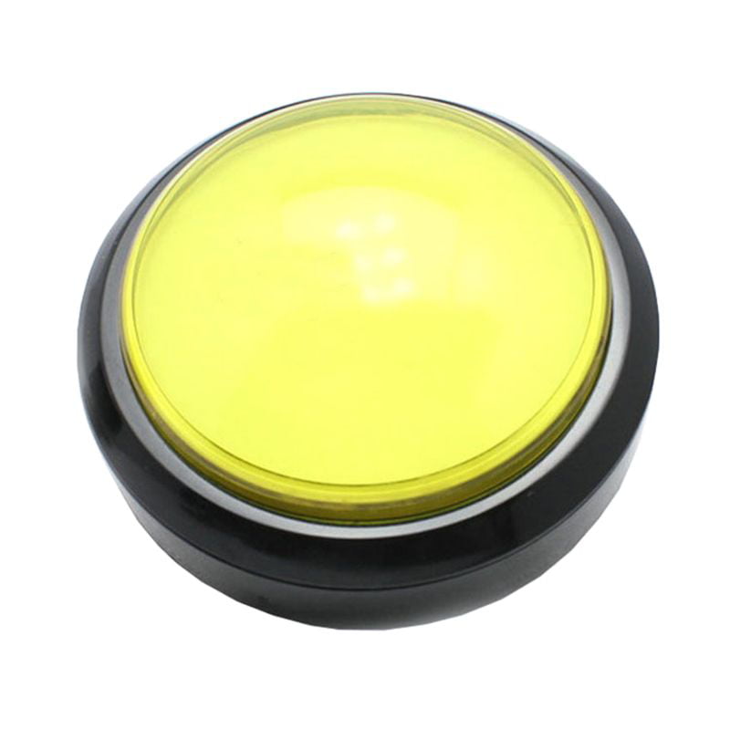 Yellow Big Dome Push Button 