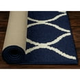 thumbnail image 6 of Maples Rugs Rebecca Moroccan Trellis Washable, Non-Slip, Low Profile Indoor Rug, 2'6 x 3'10, Navy/White, 6 of 6
