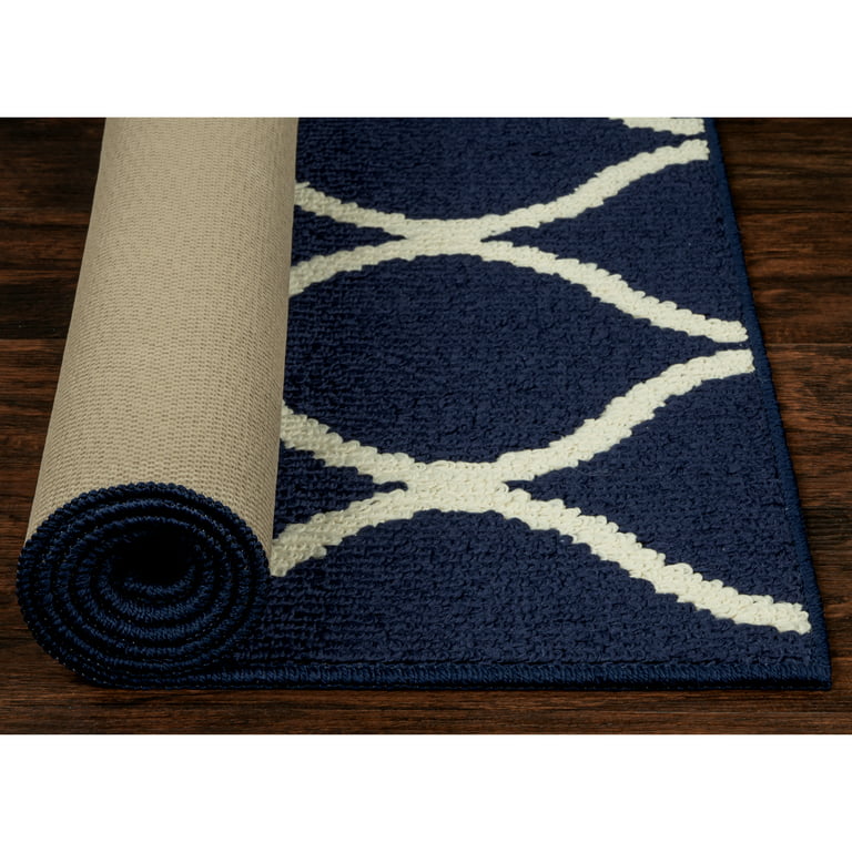 Zweigart Rug/Tapestry Canvas (3hpi) Blue Lined Latch Hook Rug Canvas  (Multiple S