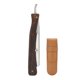 thumbnail image 3 of Soporte para cuchilla de afeitar Manual para hombre, estante plegable para cuchillos de afeitar con bolsa de almacenamiento de cuero PU, 3 of 8